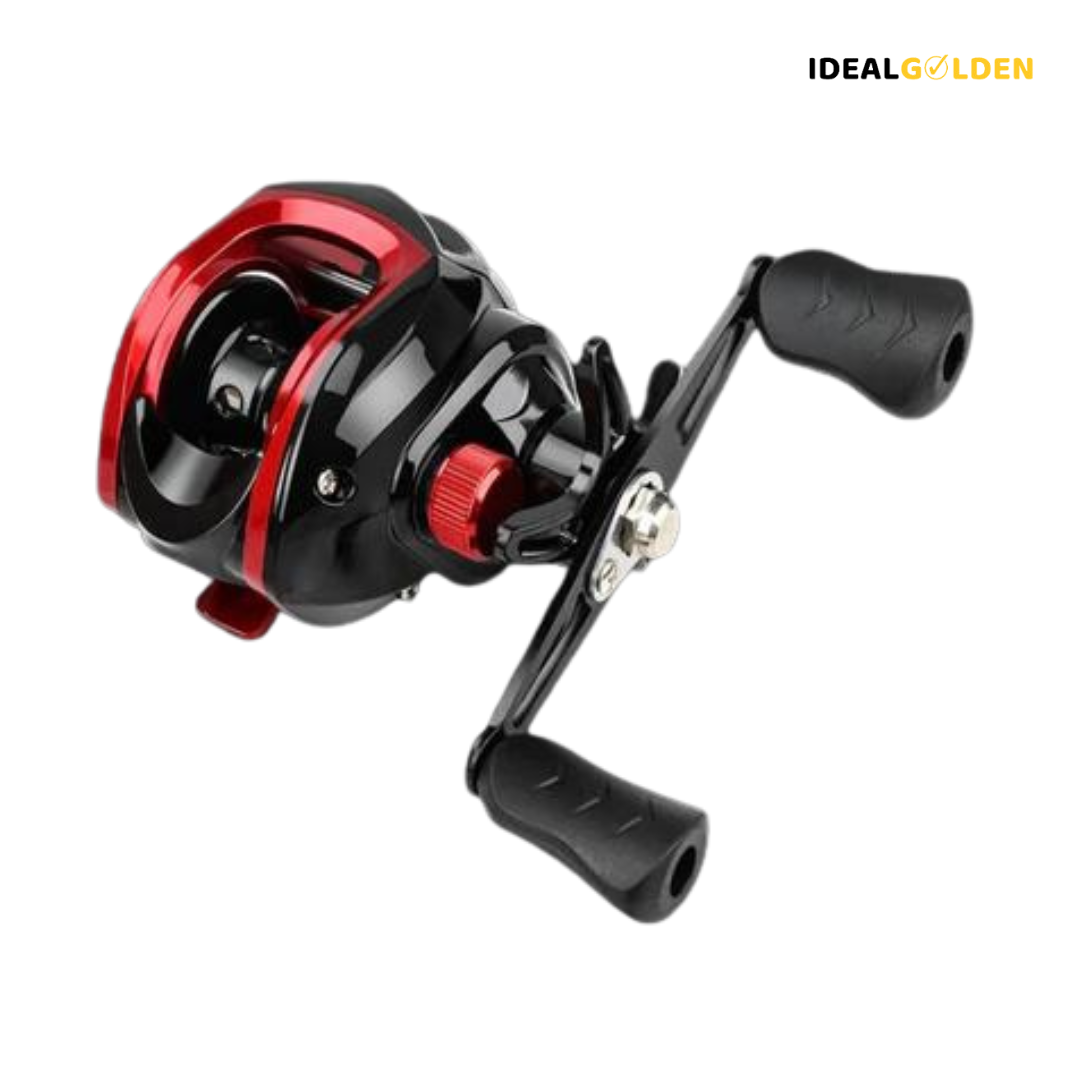 Carretilha 7.2:1 Relação de Transmissão 8Kg Drag Anti Cabeleira