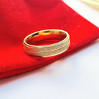 Aliança banhada a Ouro 18K + Saquinho de Brinde