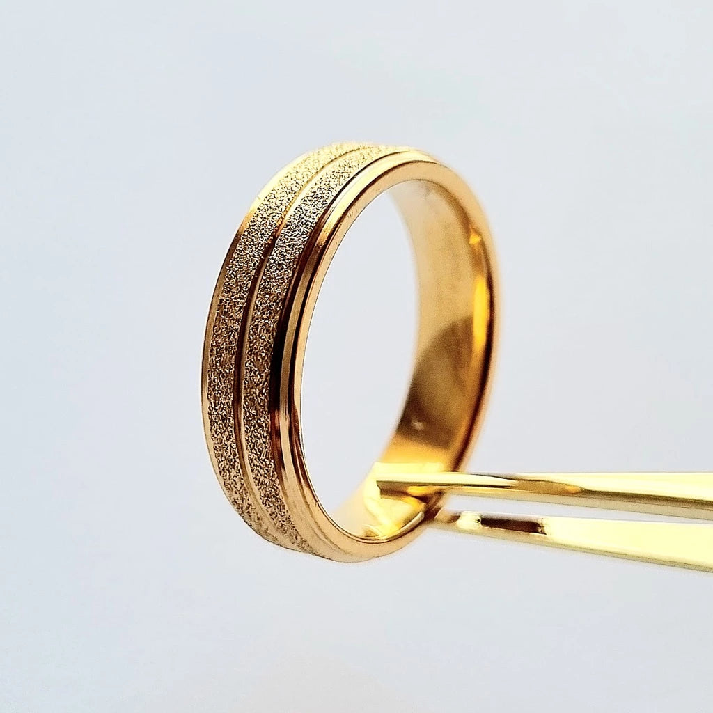 Aliança banhada a Ouro 18K + Saquinho de Brinde