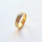 Aliança banhada a Ouro 18K + Saquinho de Brinde