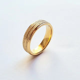 Aliança banhada a Ouro 18K + Saquinho de Brinde