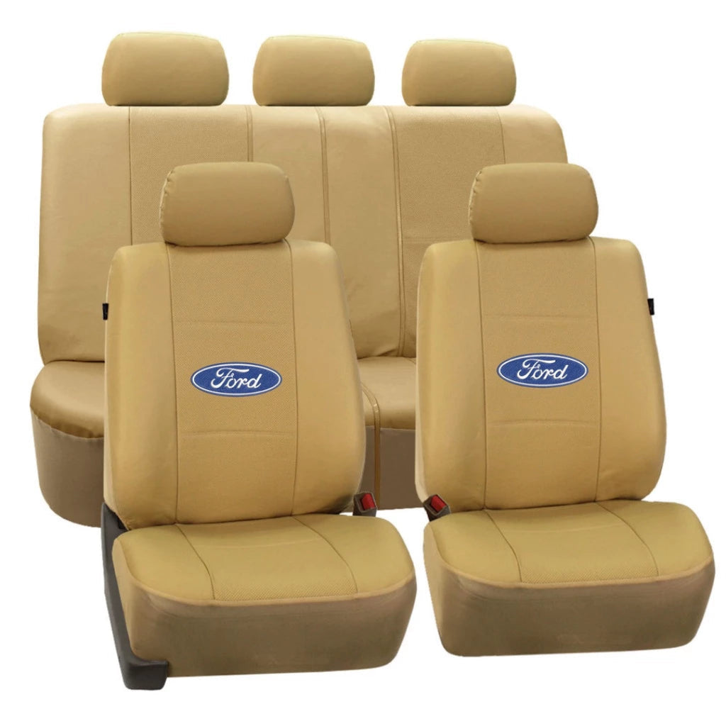 Capa Para Banco De Carro Couro Ford Ka Focus Escort Ecosport Fiesta