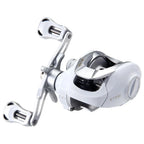 Carretilha De Pesca Esquerda Ou Direita 17+1 Rolamentos 10kg 7.2:1 Branco