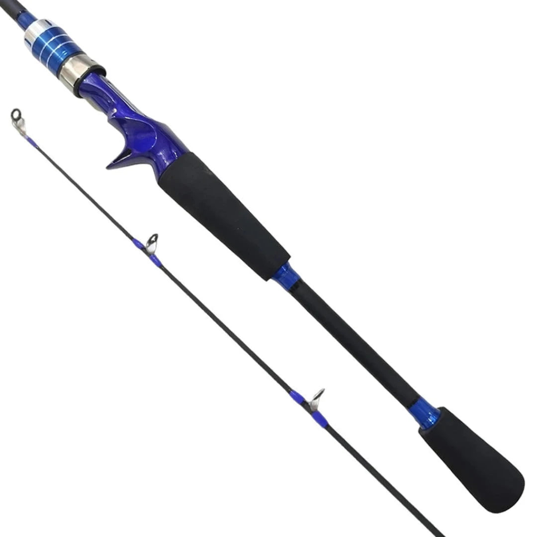 Vara de Pesca Fibra de Carbono 1,80mt 35lb 2 Pts Carretilha