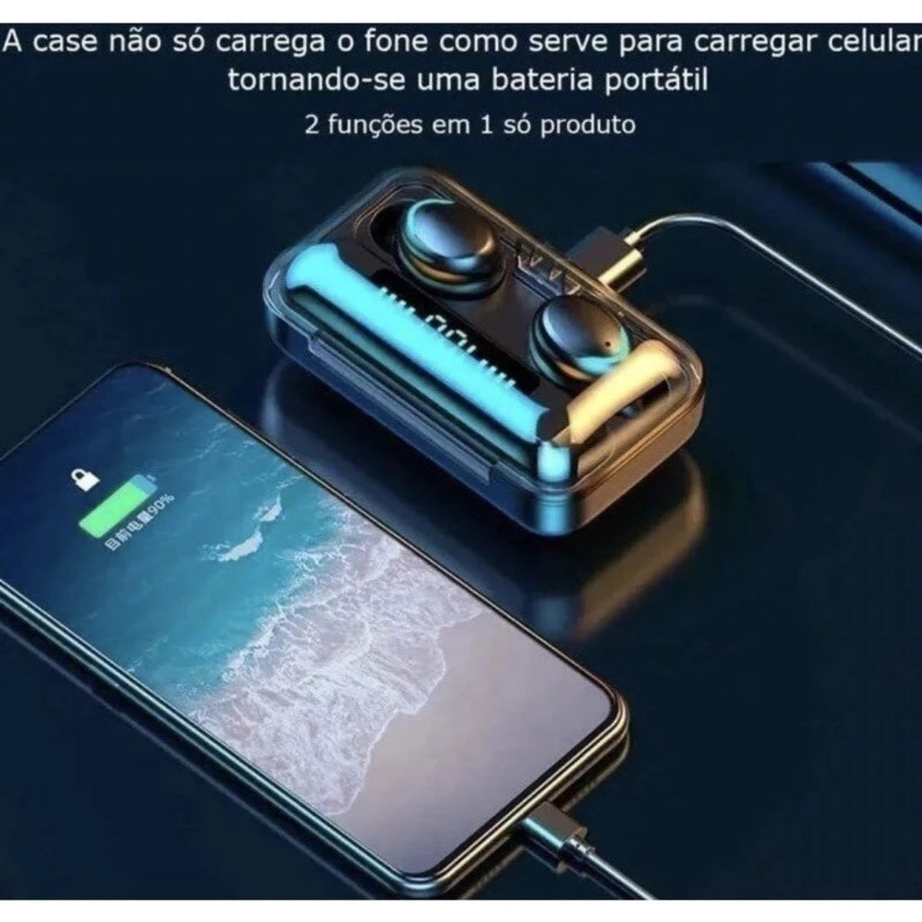 Fone M10 De Ouvido bluetooth 5.1 Sem Fio
