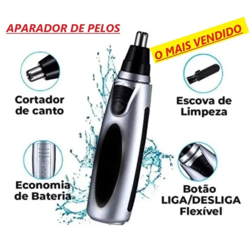 Barbeador e Máquina de Cortar Cabelo Dragão + BRINDE APARADOR DE PELOS