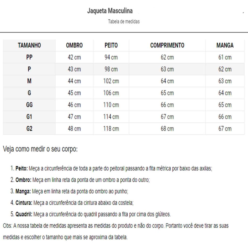 Jaqueta Masculina Dupla Face Veron Fashion 2024