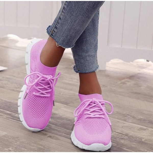 Tênis Feminino Knit Confortável