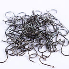 400/500/600/1000 Peças de Anzol de Aço de Carbono Para Rios, Lagos, Pesqueiros, Mar pesca lojaidealgolden 