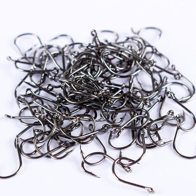 400/500/600/1000 Peças de Anzol de Aço de Carbono Para Rios, Lagos, Pesqueiros, Mar pesca lojaidealgolden 