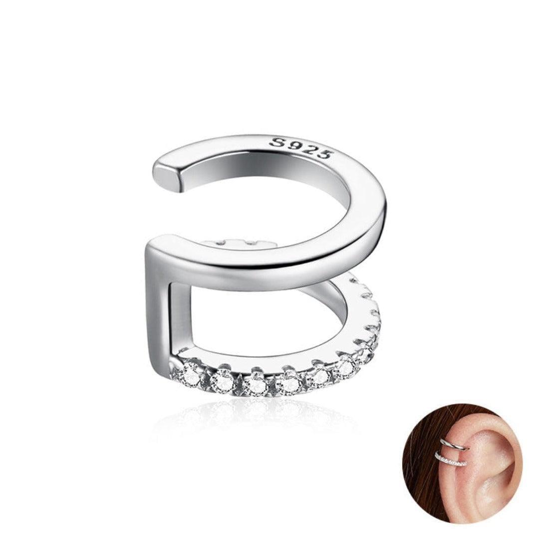 Brinco Luxuoso Prateado