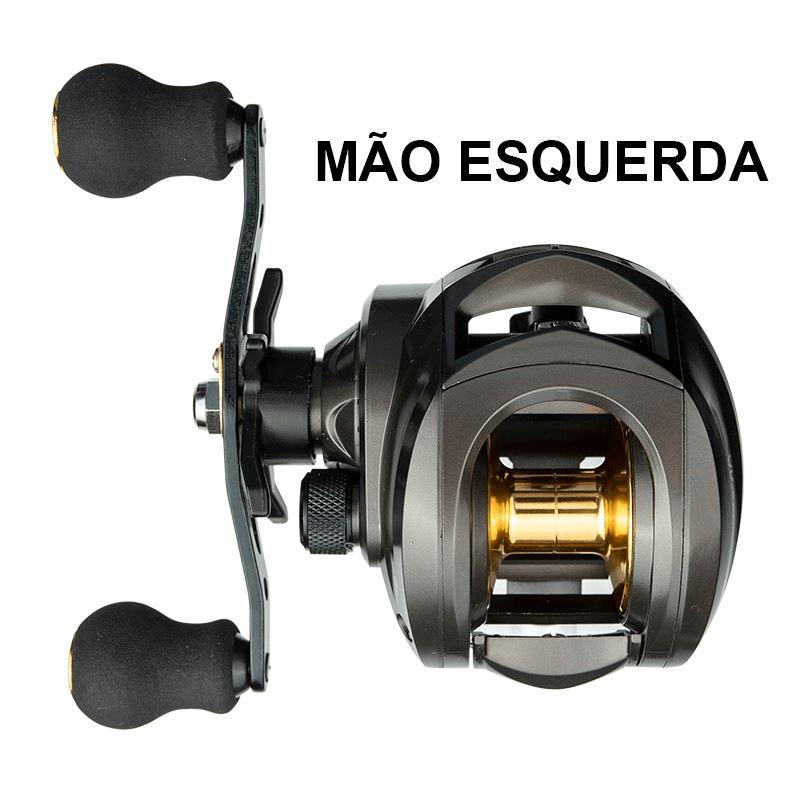 Carretilha Profissional de Alta Velocidade – O Fim das Cabeleiras carretilha lojaidealgolden Mão esquerda 