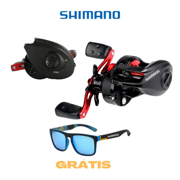 Carretilha Shimano 6:4.1 Profissional + Óculos Proteção UV (GRÁTIS) shimano new lojaidealgolden 