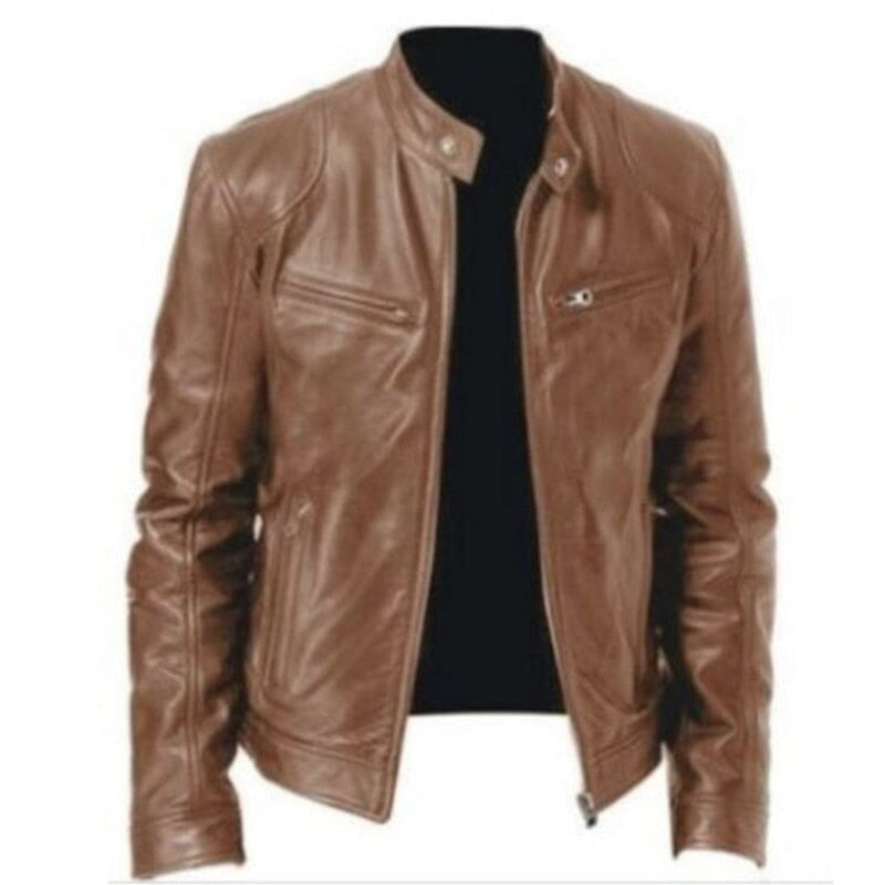 Jaqueta Vintage Tradicional Premium 0 lojaidealgolden Khaki S 