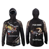 Roupas de Pesca Com Capuz e Proteção UV